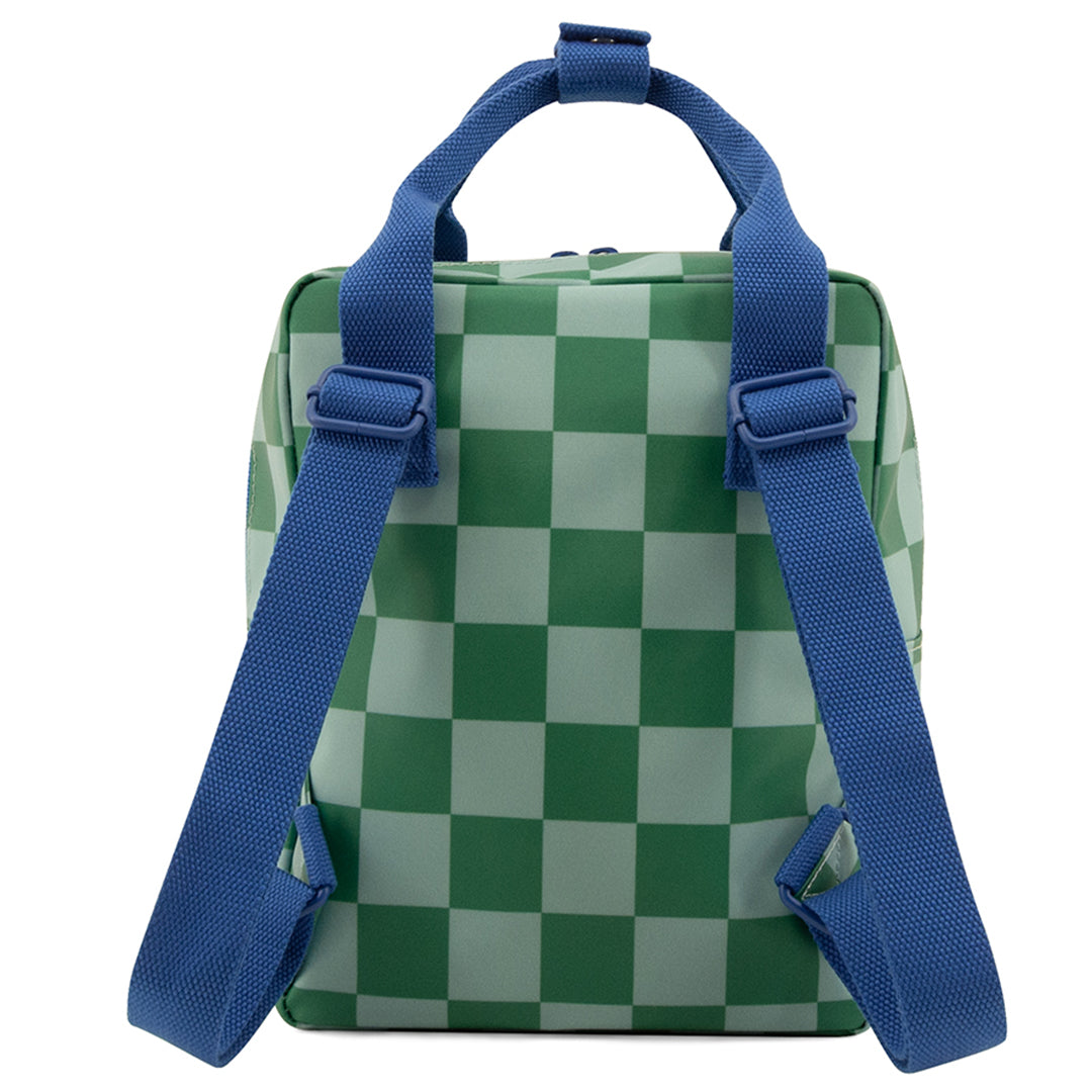 Studio Ditte by Rilla go Rilla | backpack small // blocks green-blue