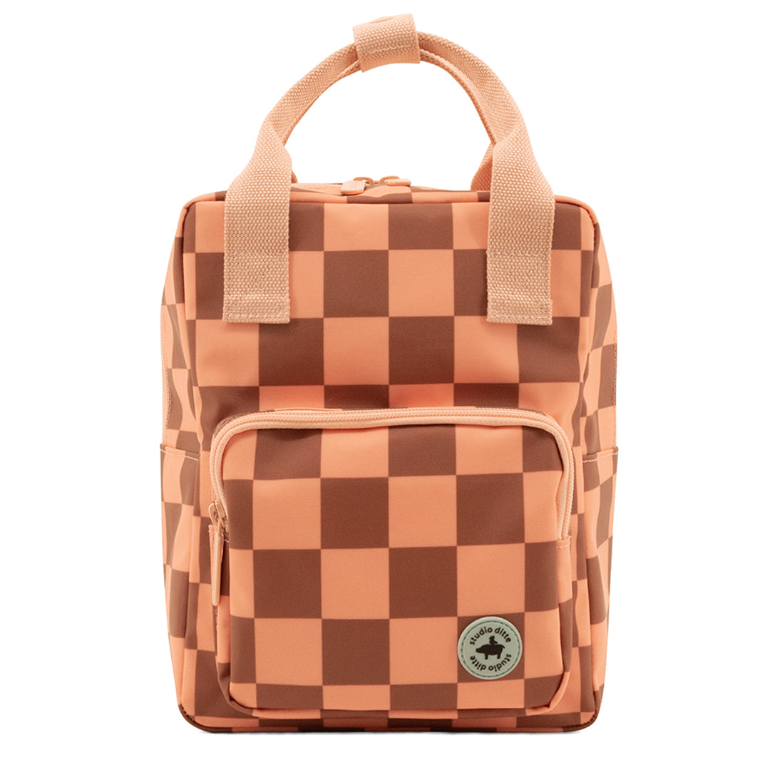 Studio Ditte by Rilla go Rilla | backpack small // blocks pink - brown