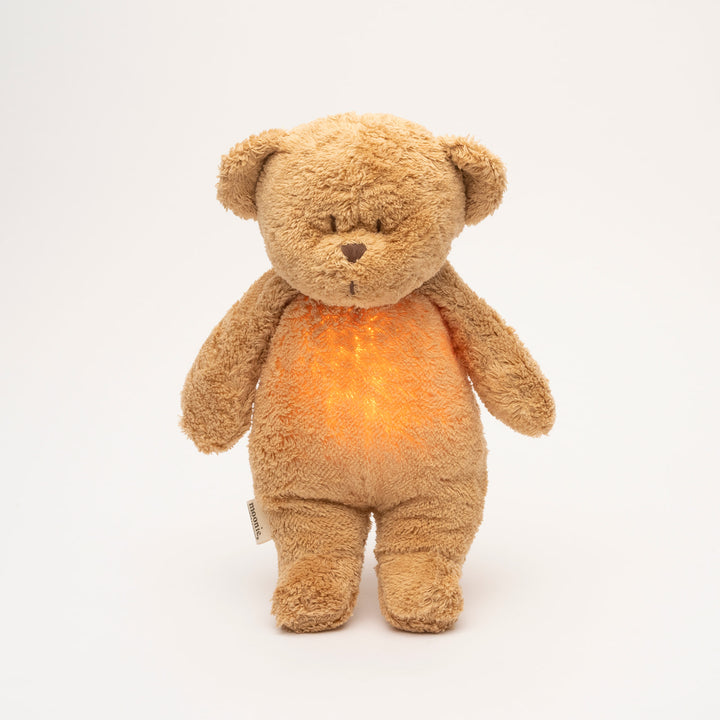 Capucchino Natur - The Organic Humming Bear with a lamp