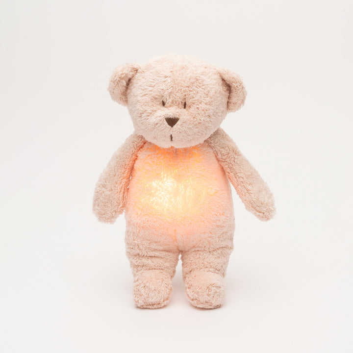 Rose Natur - The Organic Humming Bear with a lamp