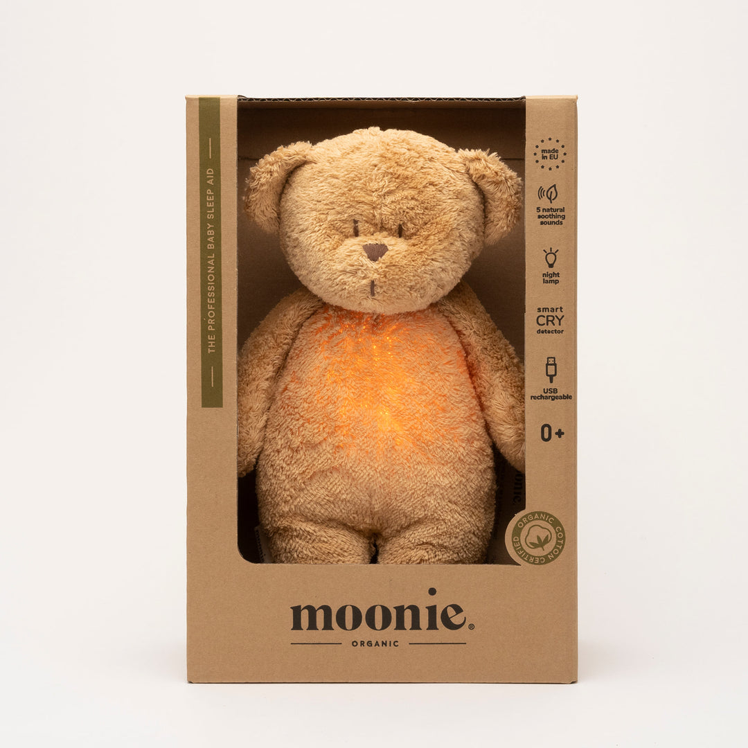 Capucchino Natur - The Organic Humming Bear with a lamp