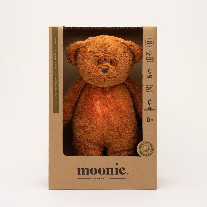 Caramel Natur - The Organic Humming Bear with a lamp