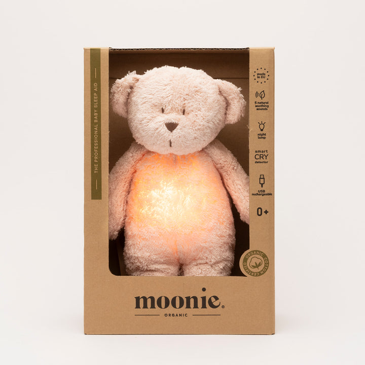 Rose Natur - The Organic Humming Bear with a lamp