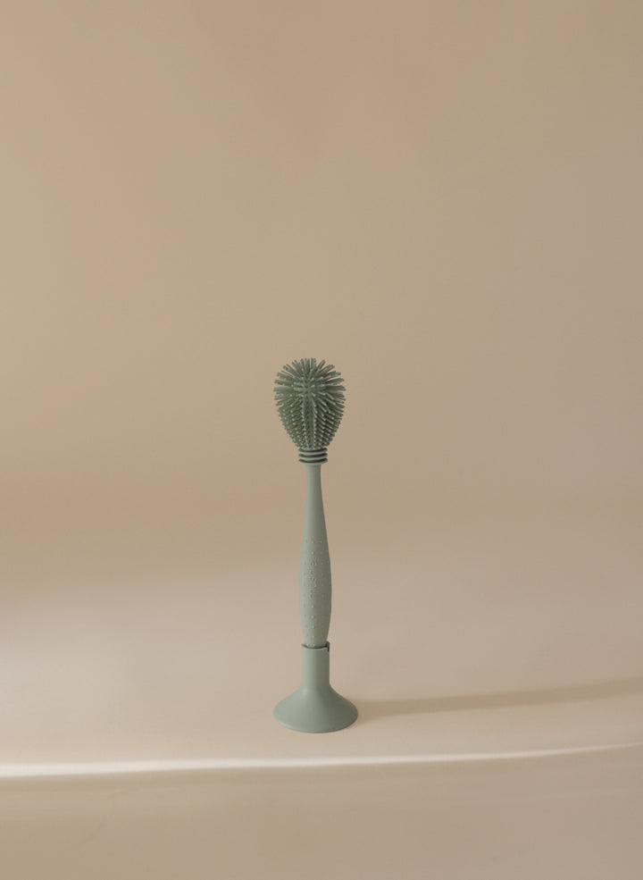 Silicone Baby Bottle Brush Cambridge Blue