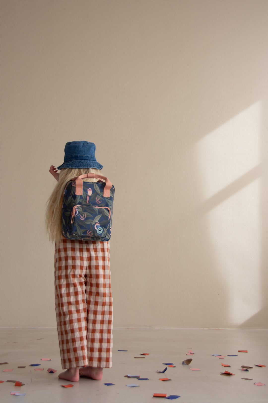 Studio Ditte by Rilla go Rilla | backpack small | birds pink