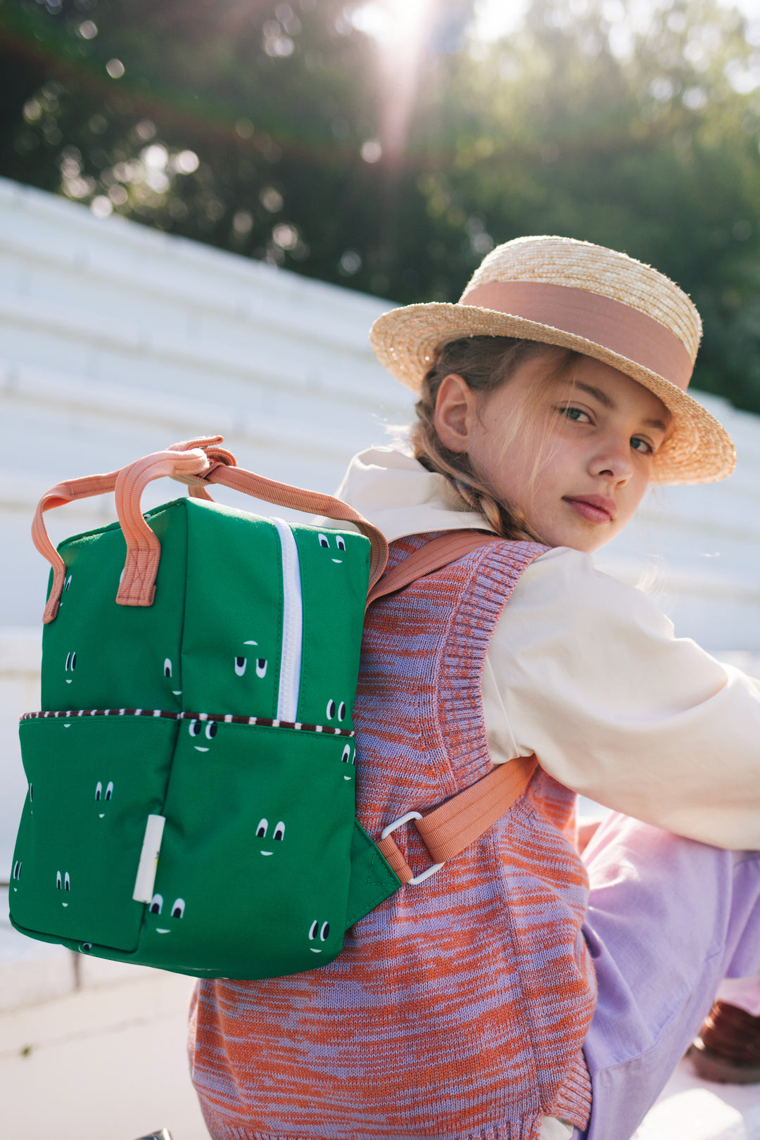 Sticky Lemon backpack small | better together | special edition | eyes | golf green