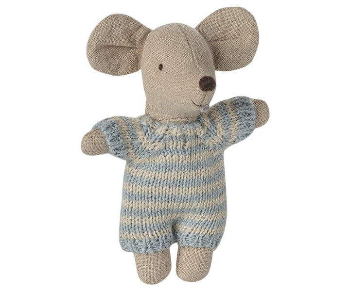 Baby mouse in carry cot - Blue