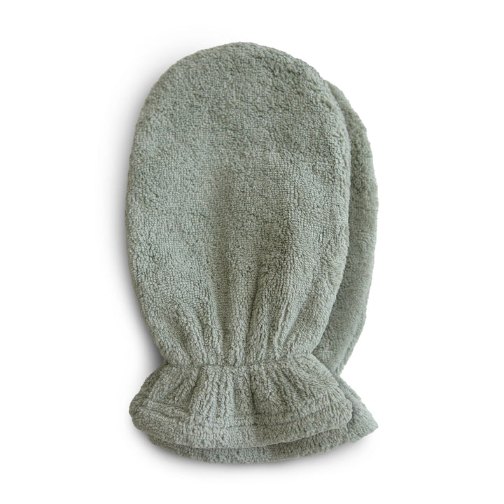 Organic Cotton Bath Mitt 2 / Pack Moss