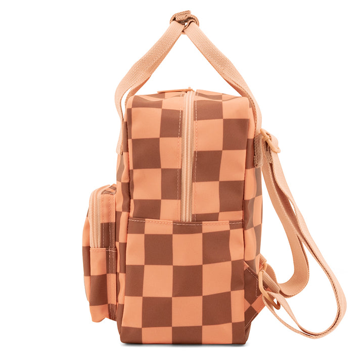 Studio Ditte by Rilla go Rilla | backpack small // blocks pink - brown