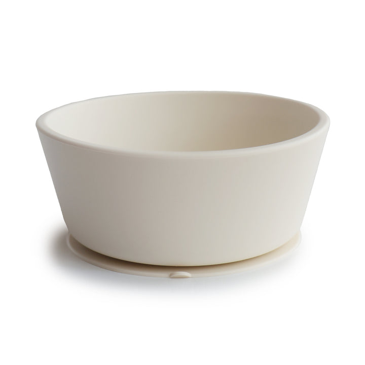 Silicone Suction Bowl Ivory