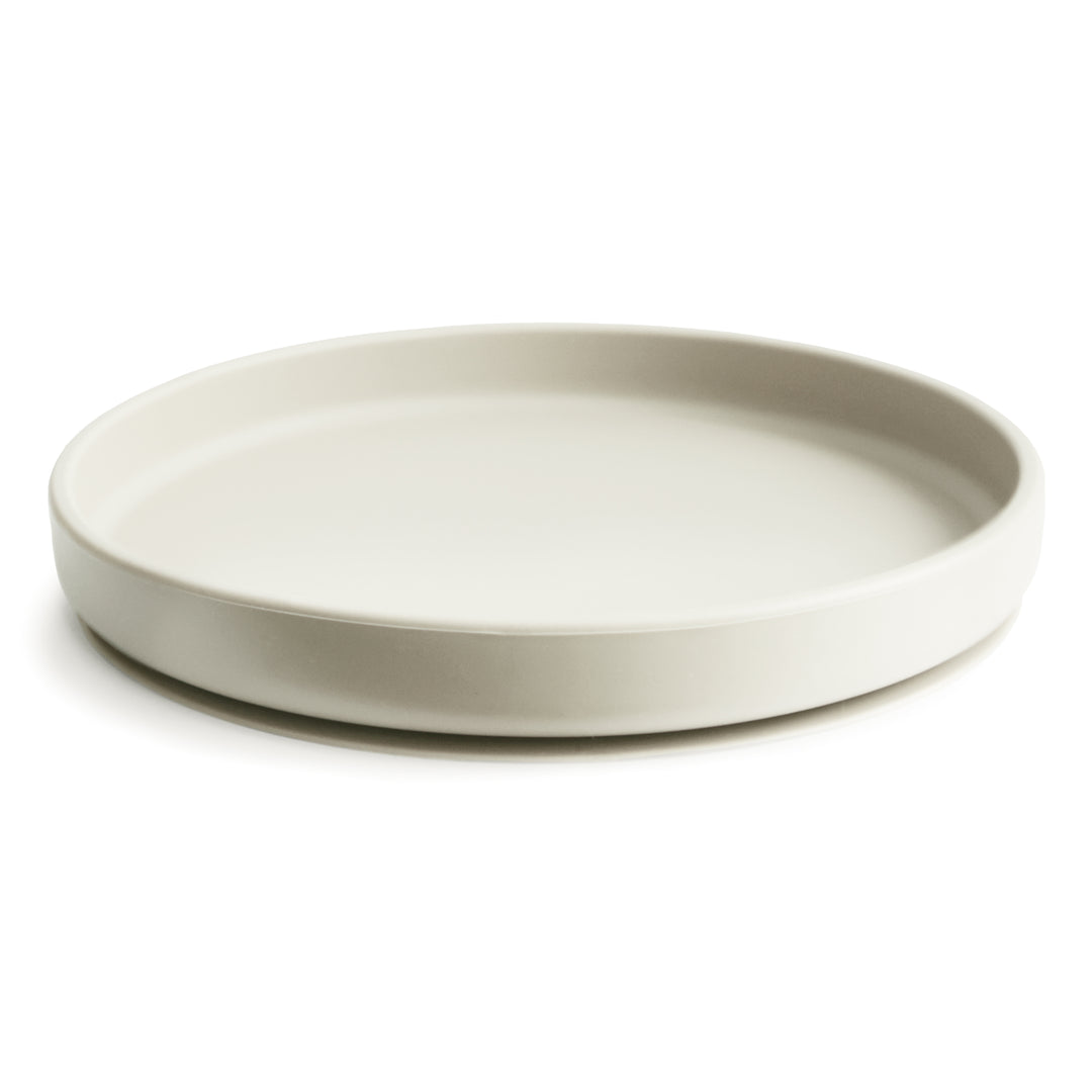 Classic Silicone Suction Plate Ivory