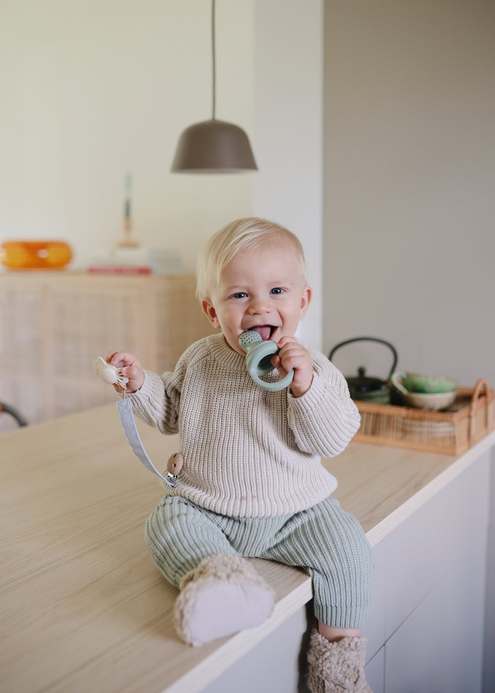 Silicone Fresh Food Feeder 2-Pack Sage