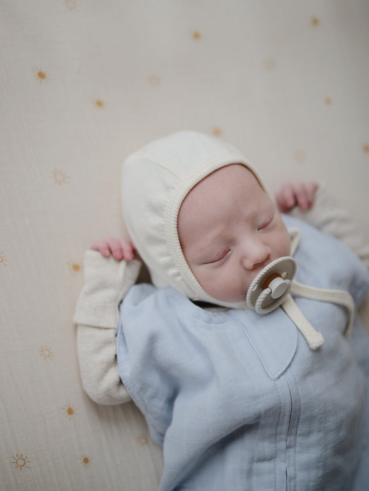 Organic Cotton Sleep bag Baby blue