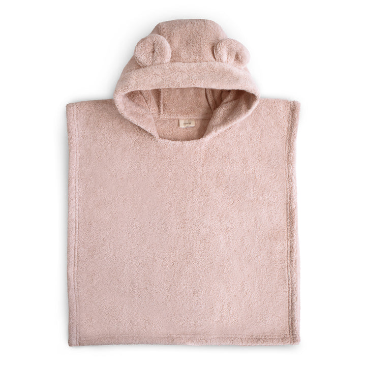 Bear Poncho Towel Blush