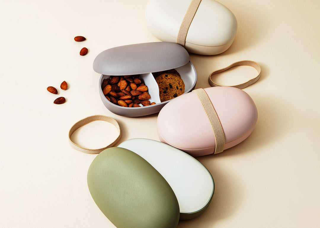 Bento Box Pebble White Eggshell