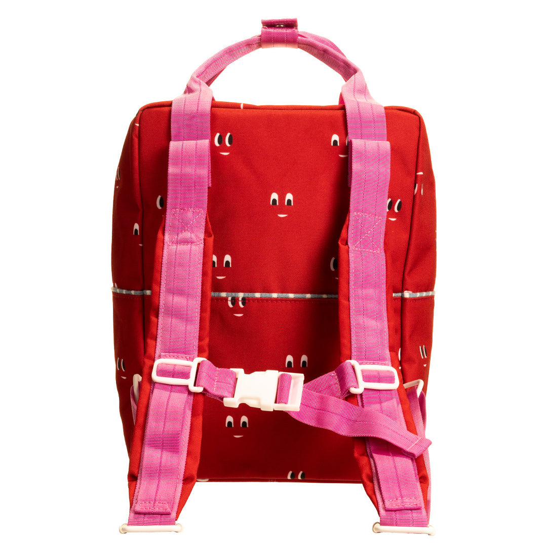 Sticky Lemon backpack medium | better together | special edition | eyes | basketball red