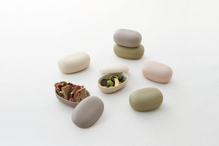 Bento Box Pebble Bamboo Green