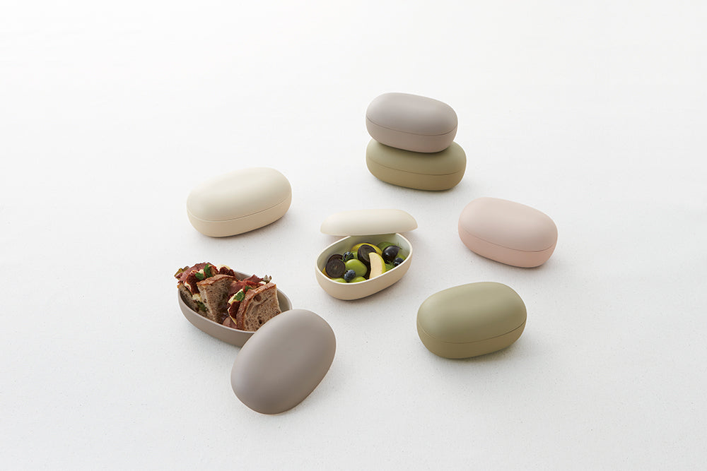 Bento Box Pebble White Eggshell