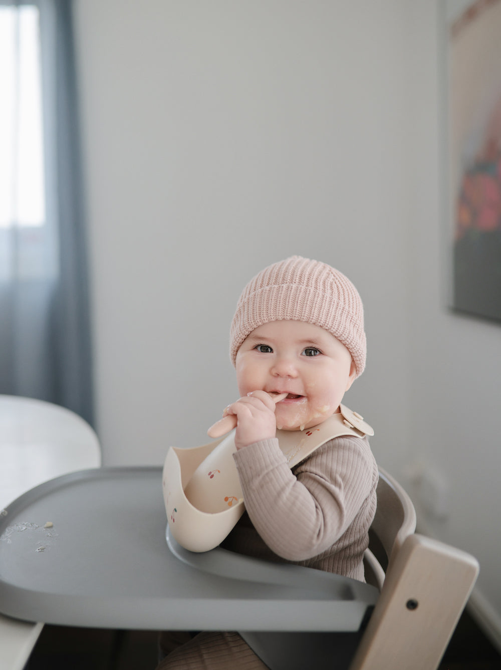 First Feeding Baby Spoons 2-Pack Blush/Shifting Sand