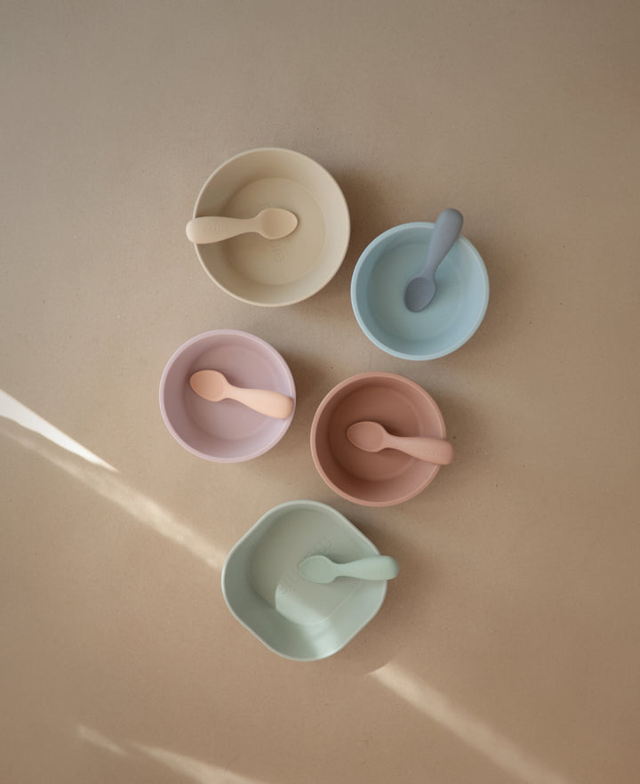 Silicone Suction Bowl Ivory