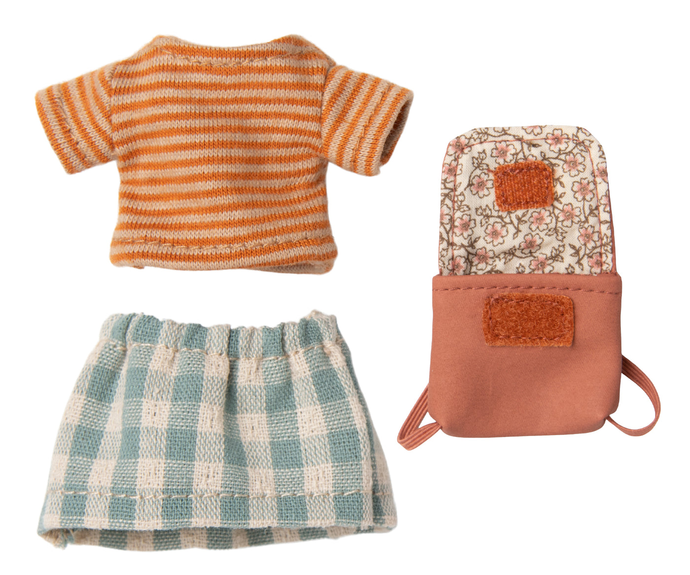 Clothes and bag, Big sister mouse - Old rose