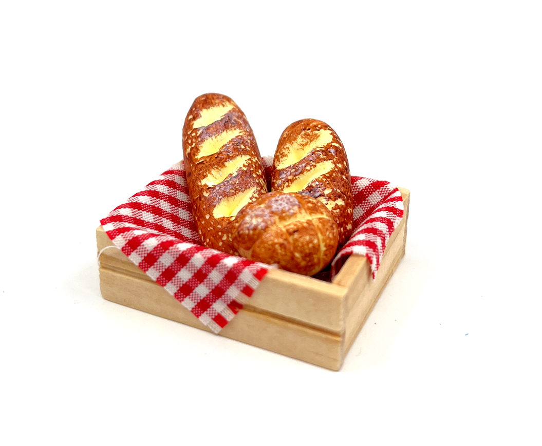 Miniature Basket of bread