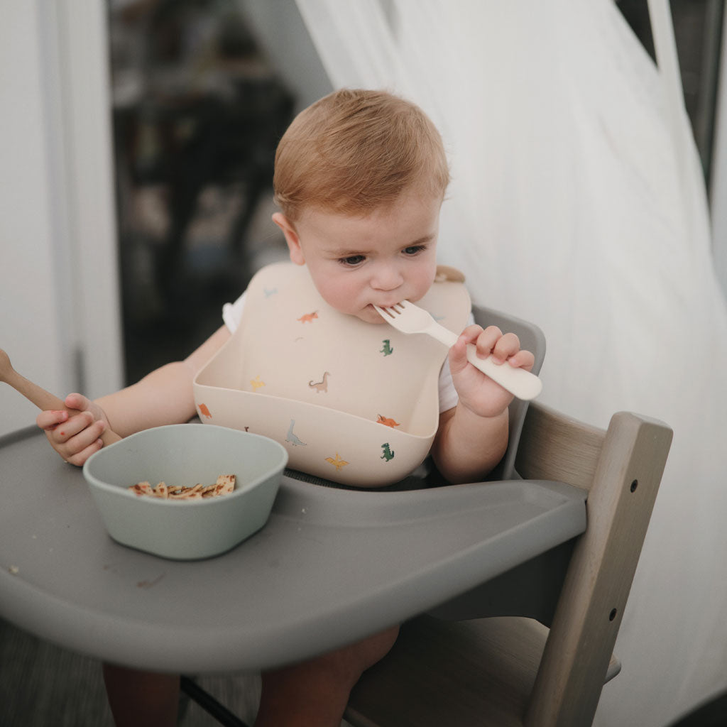 Silicone Baby Bib Dinosaurs