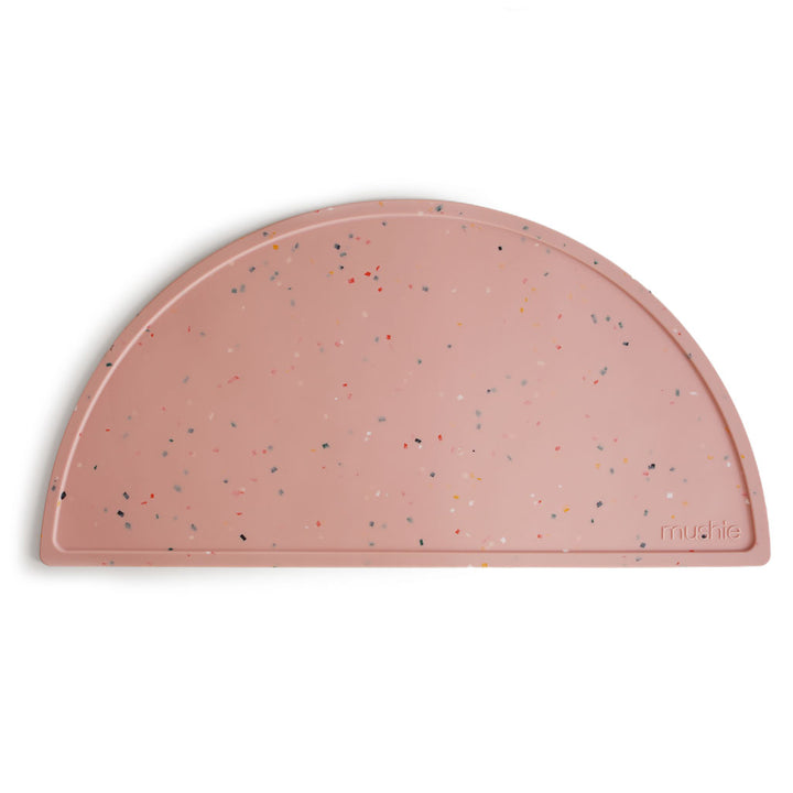 Silicone Placemat Powder Pink Confetti