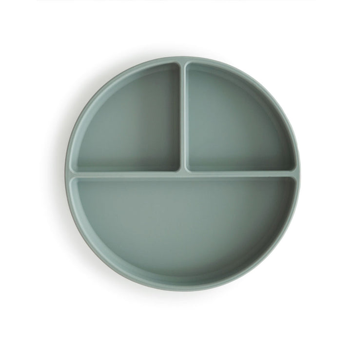 Silicone Suction Plate Cambridge Blue