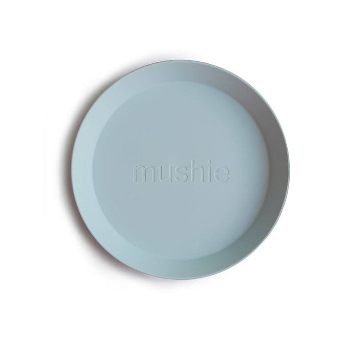 Round Dinnerware Plates Powder Blue, Set of 2