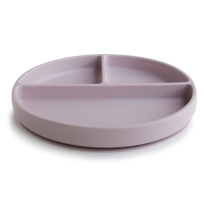 Silicone Suction Plate Soft Liliac