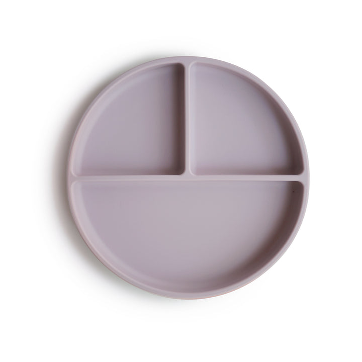 Silicone Suction Plate Soft Liliac