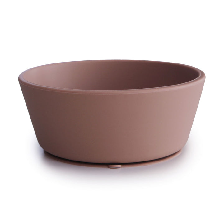 Silicone Suction Bowl Cloudy Mauve