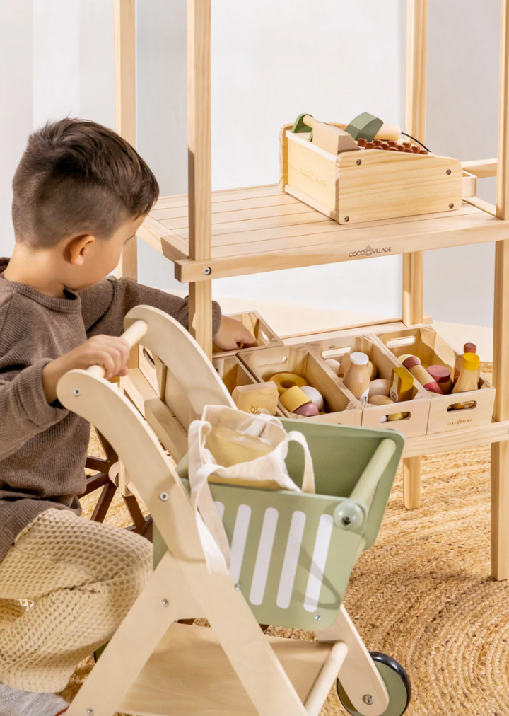 Wooden Dairy Playset