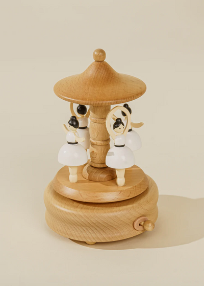 Wooden Music Box - Ballerinas