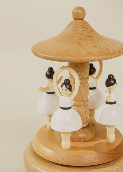 Wooden Music Box - Ballerinas