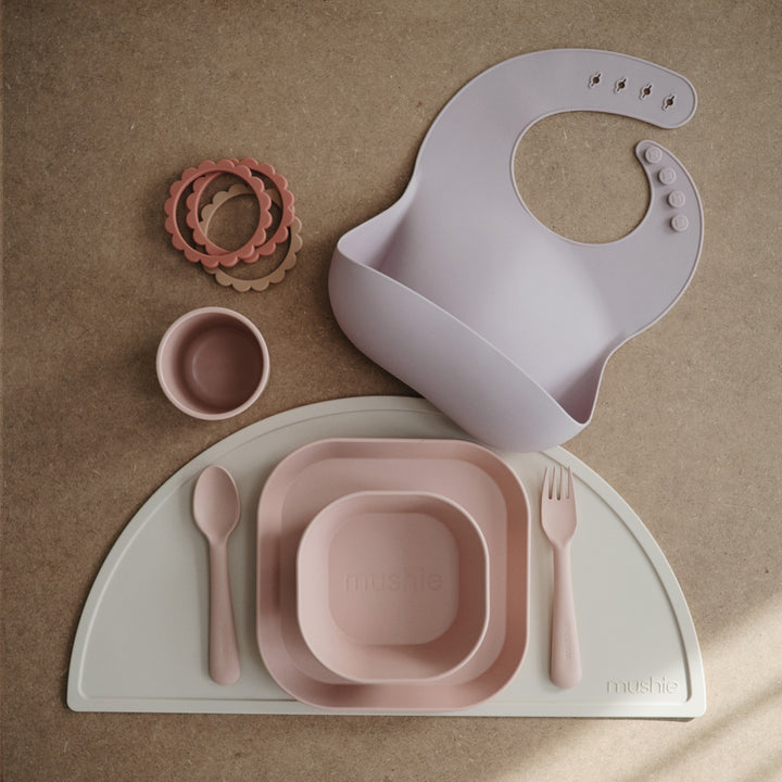 Dinnerware Fork and Spoon Set Blush