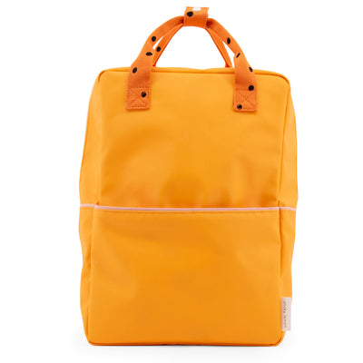 Sticky Lemon backpack large | freckles // sunny yellow + carrot orange + candy pink